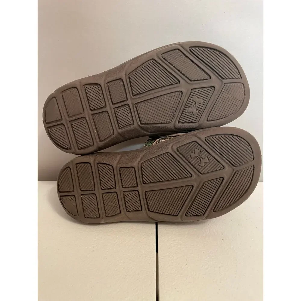 Under Armour kids youth 4D foam Real Tree camo‎ slip on slides 12 flip flops kid
